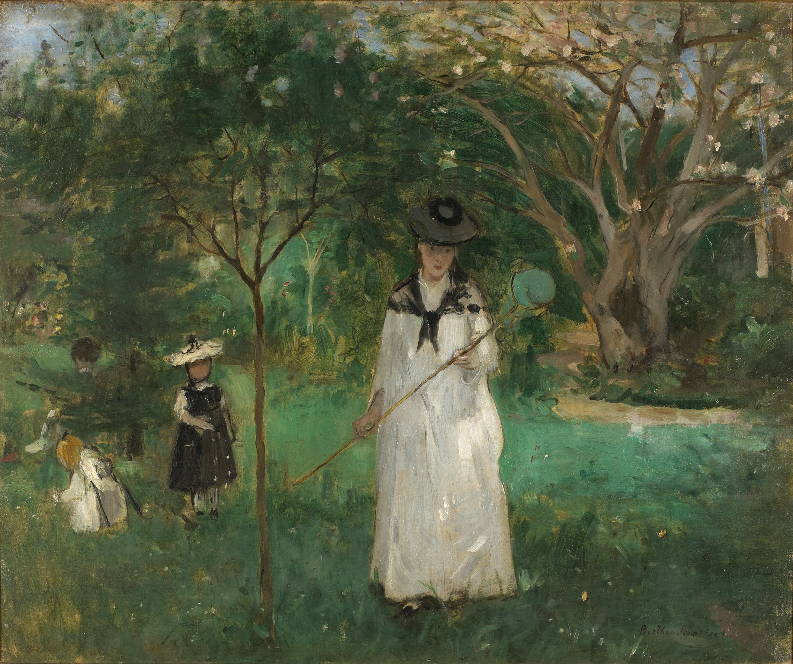 Chasse aux papillons, Berthe Morisot