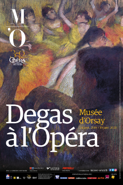 Affiche exposition Degas à l'Opéra