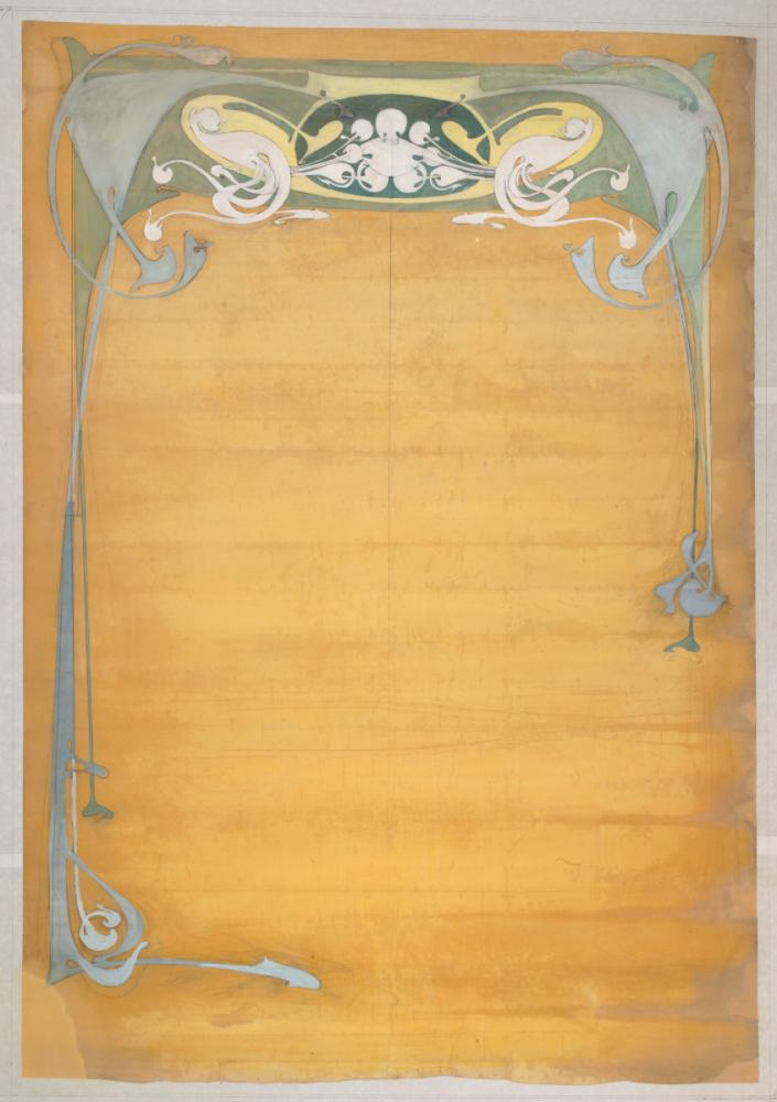 Dessin de Hector Guimard, 1900