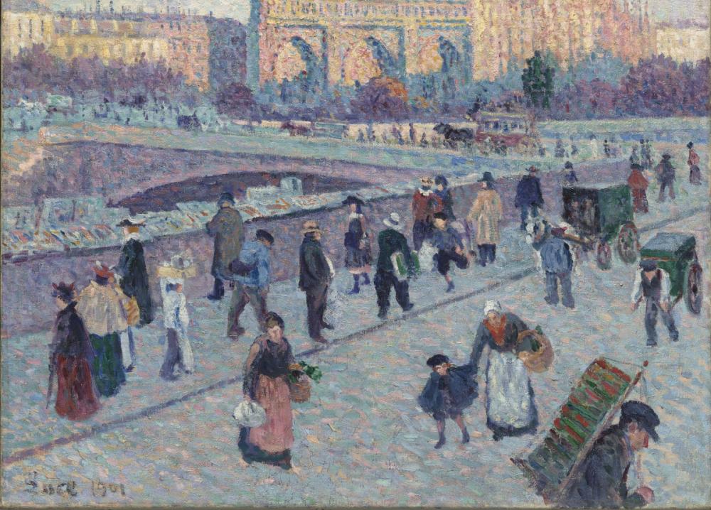 Le quai Saint Michel et Notre Dame de Maximilien Luce