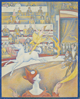 Exposition Signac Collectionneur, tableau Le Cirque, George Seurat