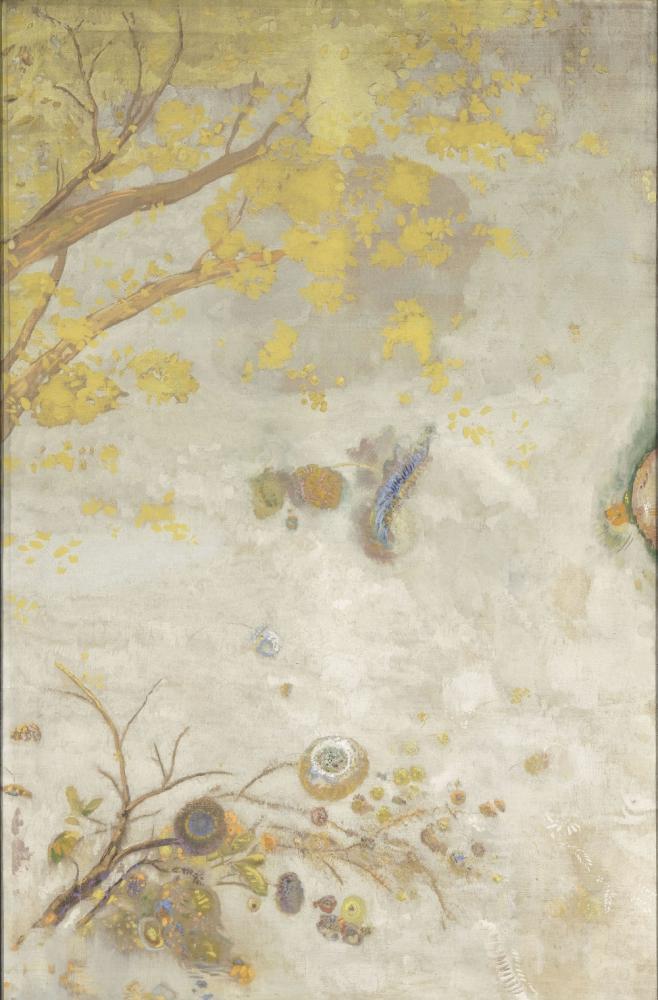 Odilon Redon, La branche fleurie jaune