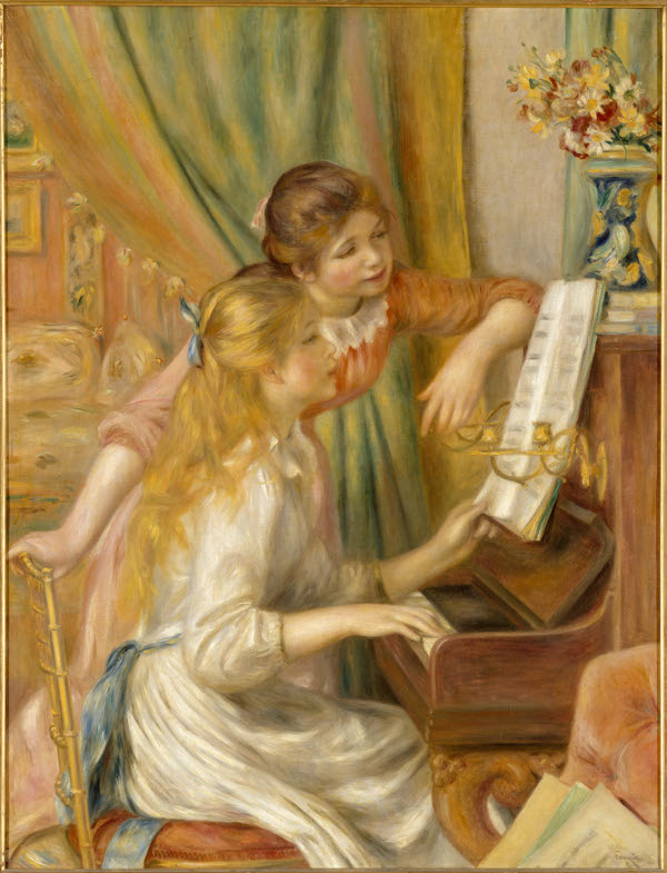 Jeunes filles au piano