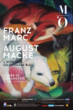 Affiche exposition MArc/Macke