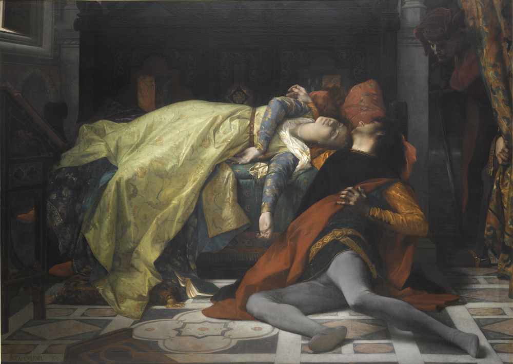 mort de Francesca de Rimini et Paolo Malatesta