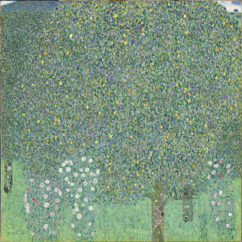 Gustave Klimt, Rosiers sous les arbres