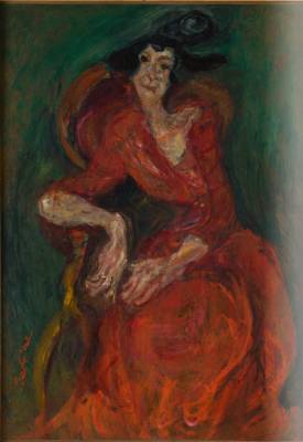 Chaïm Soutine, La Femme en rouge, 1923-24