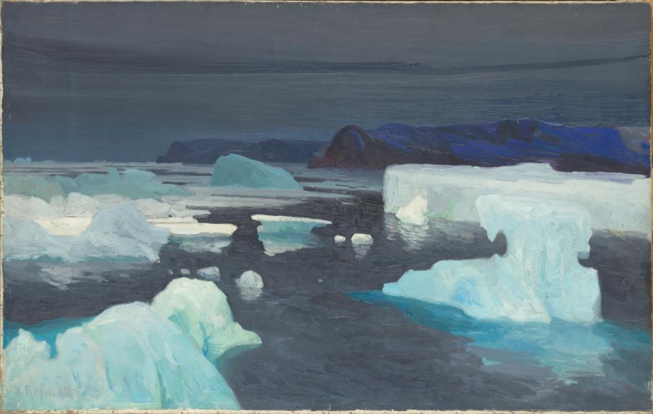 Alexandre Sergejewitsch Borisoff,  Les Glaciers, mer de Kara