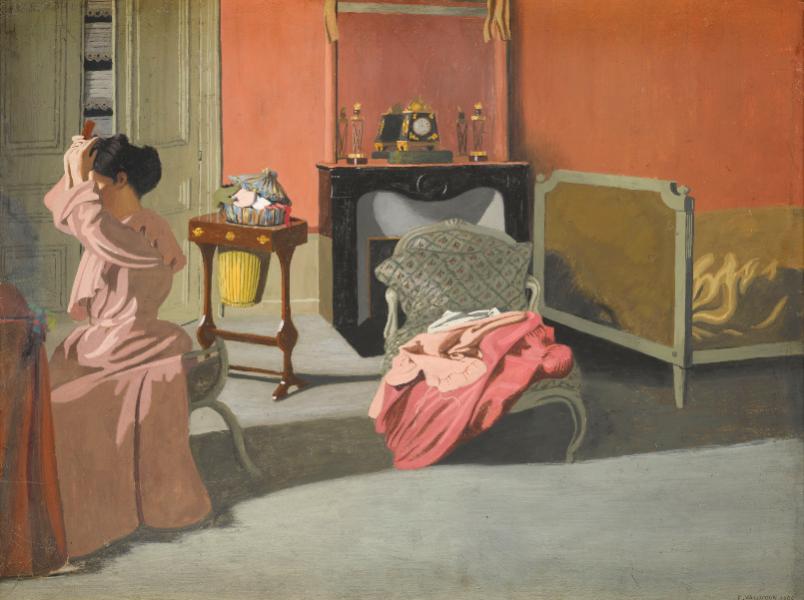 Femme se coiffant, Felix Vallotton