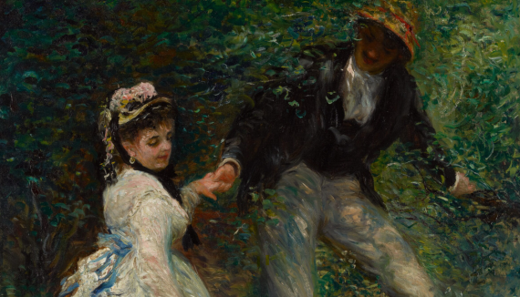 Pierre-Auguste Renoir (1841-1919), La Promenade, 1870, Huile sur toile