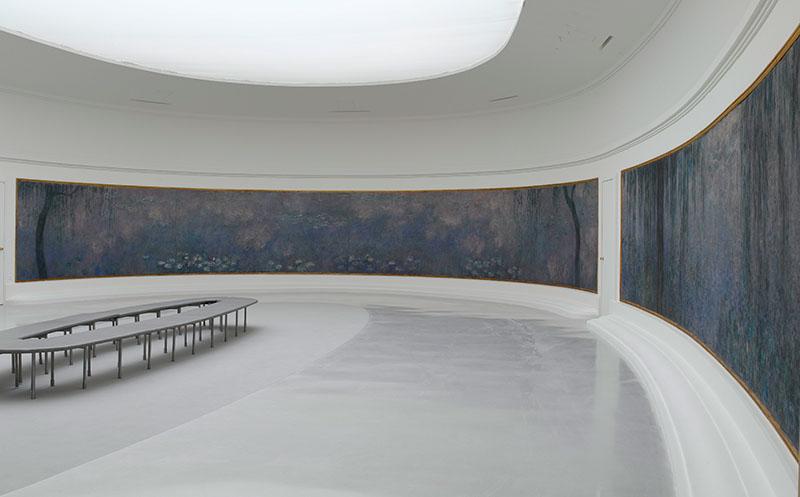 Salle 2 des Nymphéas musée de l'Orangerie 