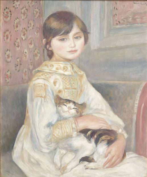Julie Manet ou l'enfant au chat, d'Auguste Renoir