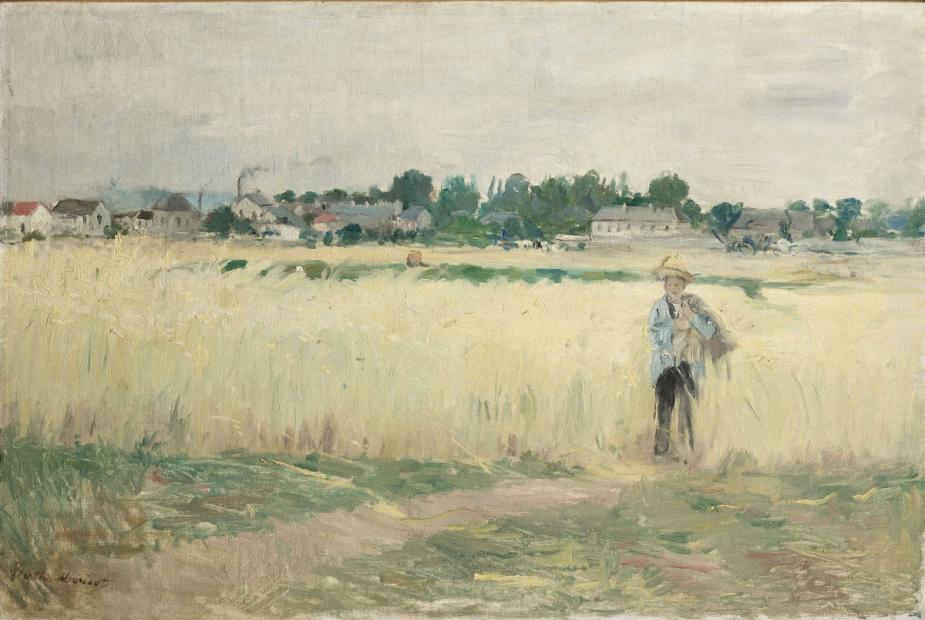 Dans les blés, de Berthe Morisot