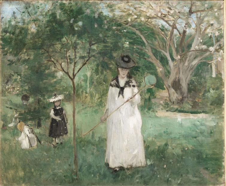 La chasse aux papillons de Berthe Morisot