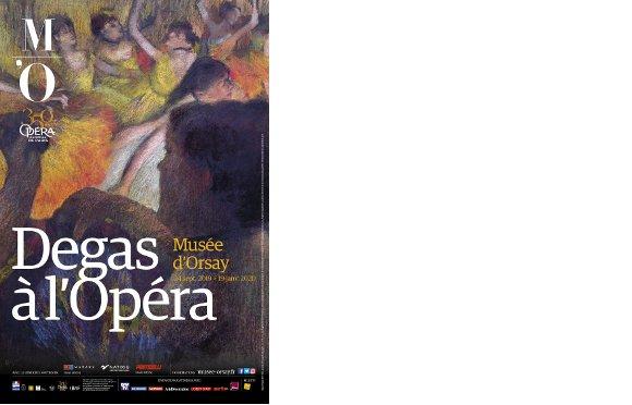Affiche exposition Degas à l'Opéra
