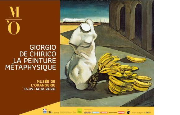 Affiche de l'exposition de Chirico