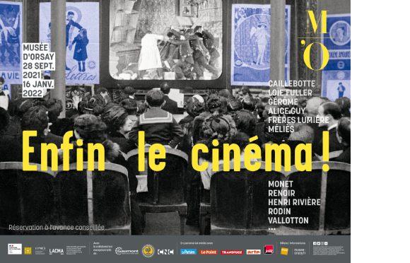 Affiche exposition enfin le cinéma