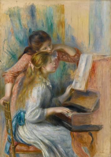 Jeunes filles au piano