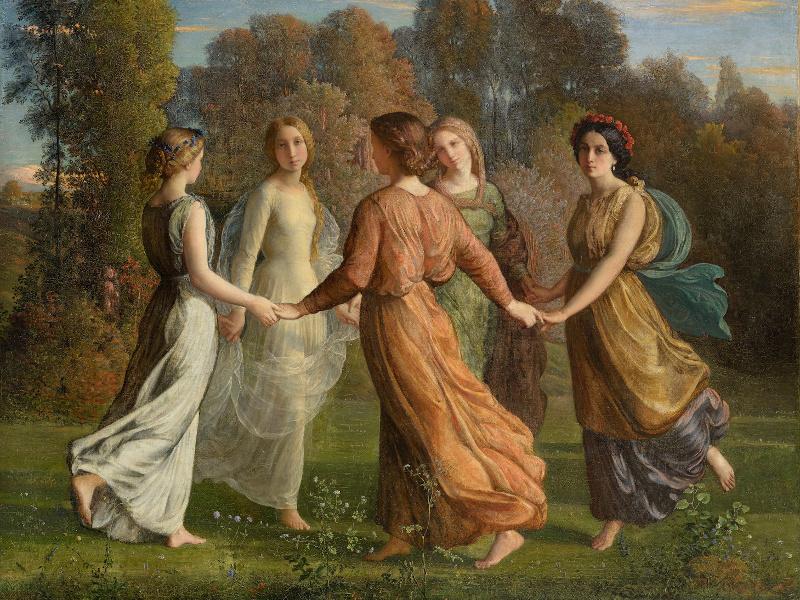 Louis Janmot Le Poème de l'âme. Rayons de soleil, 1854
