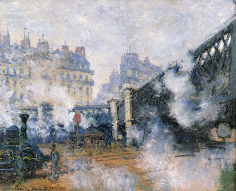 Claude Monet (1840-1926) Le Pont de l’Europe. Gare Saint-Lazare, 1877 Huile sur toile 65 × 81 cm Collection Paris, musée Marmottan Monet Don Eugène et Victorine Donop de Monchy, 1940, inv. 4015 © photo : musée Marmottan Monet