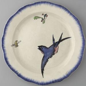 Bracquemond, F2lix, Service Rousseau, assiette plate 