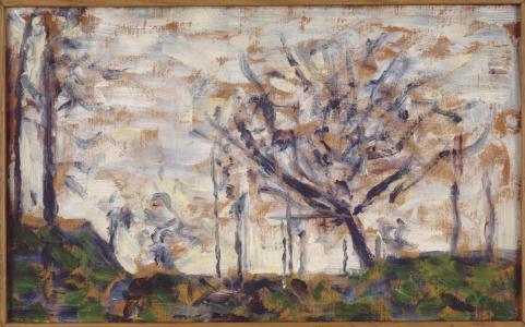 Georges Seurat, Arbres, hiver