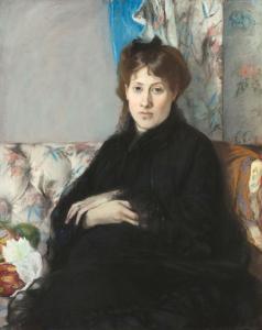 Portrait de Madame Edma Pontillon, née Edma Morisot, soeur de l'artiste