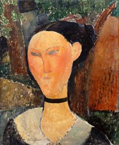 Amadeo Modigliani, Femme au ruban de velours