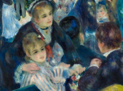 Le Bal du Moulin de la Galette de Renoir, détail